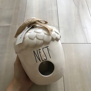 Rae Dunn birdhouse